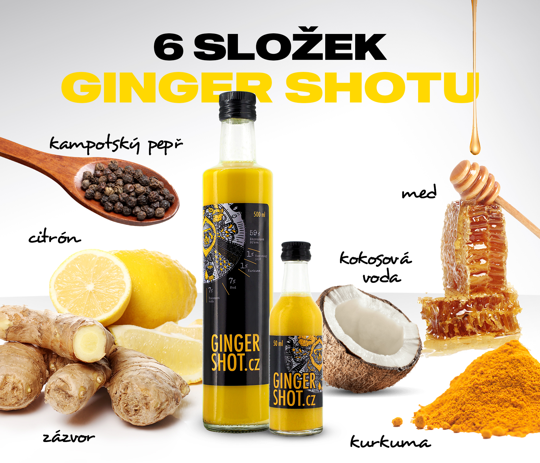 Ginger Shot Složení GingerShot.cz